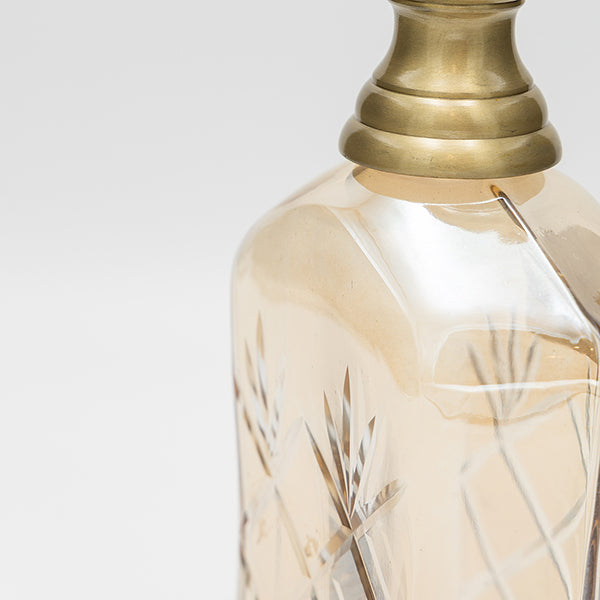 ΚΑΡΑΦΑ ΓΥΑΛΙΝΗ - ΜΕΤΑΛΛΙΚΗ ΜΕΛΙ 29x8x13.5