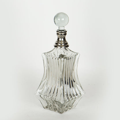 ΚΑΡΑΦΑ ΓΥΑΛΙΝΗ - ΜΕΤΑΛΛΙΚΗ ΑΣΗΜΙ 11x11x33