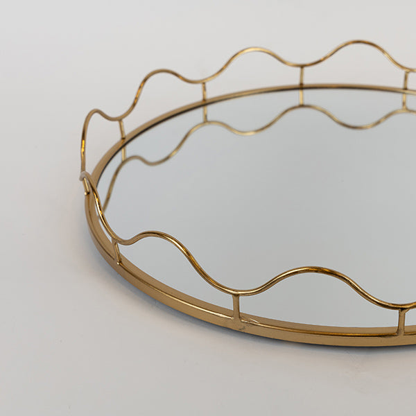 S/2 ΔΙΣΚΟΙ ΜΕΤΑΛΛΙΚΟΙ ΜΕ ΚΑΘΡΕΦΤΗ ΧΡΥΣΟΙ 31x31x6 39x39x6