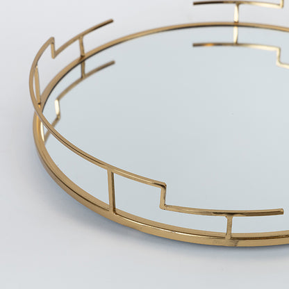 S/2 ΔΙΣΚΟΙ ΜΕΤΑΛΛΙΚΟΙ ΜΕ ΚΑΘΡΕΦΤΗ ΧΡΥΣΟΙ 31x31x6 39x39x6