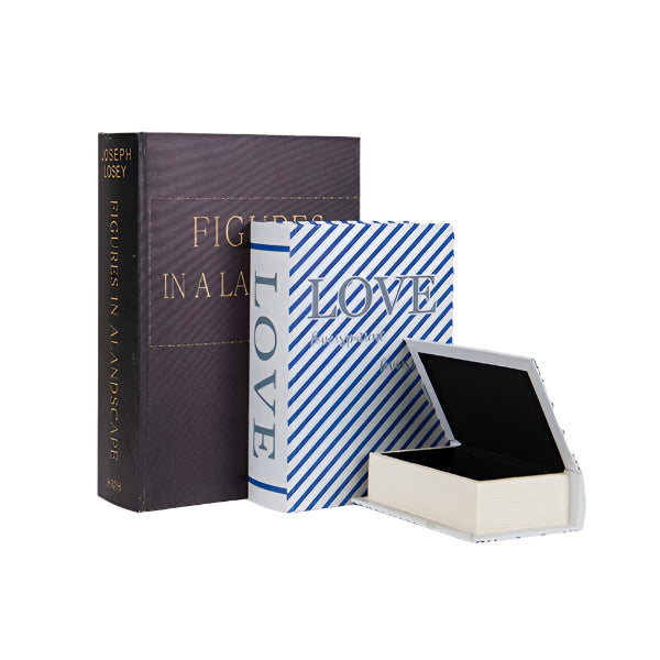 ΔΙΑΚΟΣΜΗΤΙΚΑ ΚΟΥΤΙΑ ΒΙΒΛΙΑ ΞΥΛΙΝΑ ΣΕΤ 3 ΤΜΧ S:16x11x3 M:23x17x4.5 L:30x21.5x6