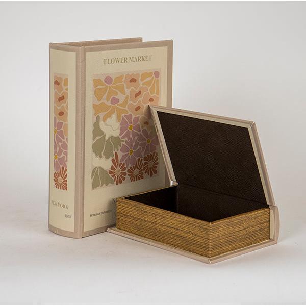 S/2 ΚΟΥΤΙΑ ΒΙΒΛΙΑ ΞΥΛΙΝΑ ΜΠΕΖ 19x7x27