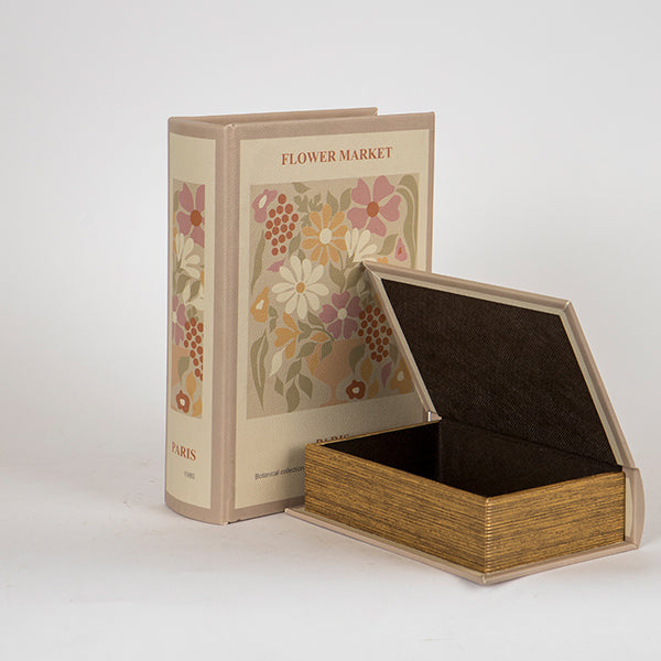 S/2 ΚΟΥΤΙΑ ΒΙΒΛΙΑ ΞΥΛΙΝΑ ΜΠΕΖ 19x7x27