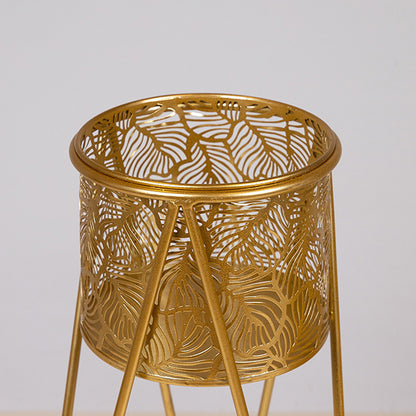 S/2 ΚΑΣΠΩ ΜΕΤΑΛΛΙΚΟ ΧΡΥΣΟ 27x27x50/21x21x33