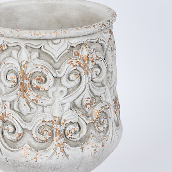 ΒΑΖΟ ΤΣΙΜΕΝΤΕΝΙΟ ΛΕΥΚΟ 20x20x30