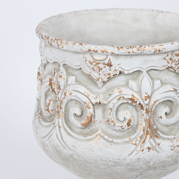 ΒΑΖΟ ΤΣΙΜΕΝΤΕΝΙΟ ΛΕΥΚΟ 22.5x22.5x25.5