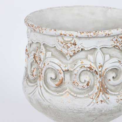 ΒΑΖΟ ΤΣΙΜΕΝΤΕΝΙΟ ΛΕΥΚΟ 22.5x22.5x25.5