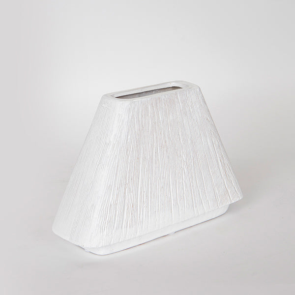 ΒΑΖΟ ΚΕΡΑΜΙΚΟ ΛΕΥΚΟ 25x8x17