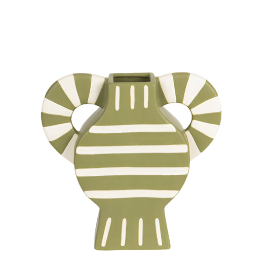 ΒΑΖΟ ΚΕΡΑΜΙΚΟ ΛΑΔΙ ΜΕ ΜΠΕΖ ΜΕ ΧΕΡΟΥΛΙΑ 32x8x31