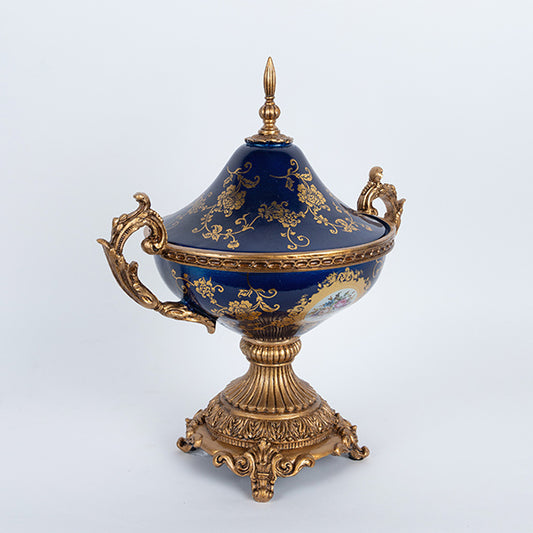 ΦΟΝΤΑΝΙΕΡΑ ΠΟΡΣΕΛΑΝΙΝΗ ΜΕ ΠΟΛΥΡΕΖΙΝ ΜΠΛΕ 37x25x50