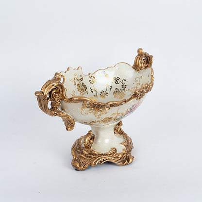 ΦΟΝΤΑΝΙΕΡΑ ΠΟΛΥΡΕΖΙΝ ΛΕΥΚΗ-ΧΡΥΣΗ 42x23x24