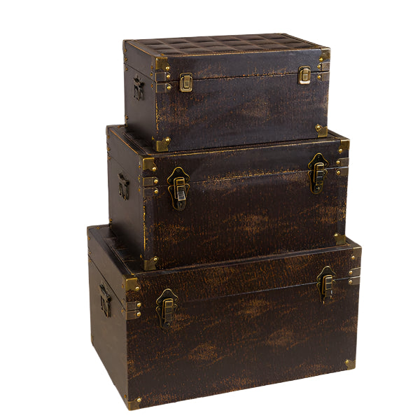 ΜΠΑΟΥΛΑ ΜΑΥΡΟ ΣΕΤ 3 ΤΜΧ S:40x24x20 M:48x29x25 L:56x34x30