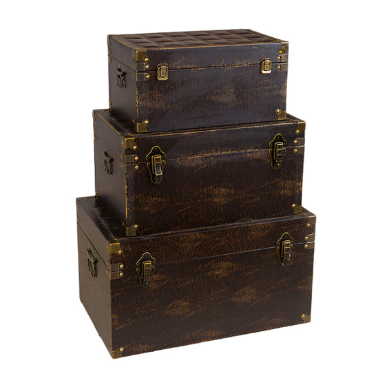 ΜΠΑΟΥΛΑ ΜΑΥΡΟ ΣΕΤ 3 ΤΜΧ S:40x24x20 M:48x29x25 L:56x34x30