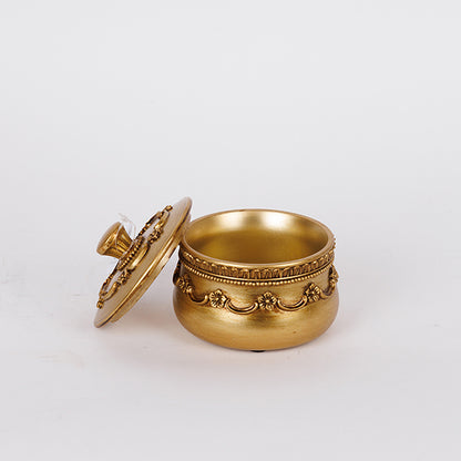 ΔΙΑΚΟΣΜΗΤΙΚΟ ΚΟΥΤΙ ΠΟΛΥΡΕΖΙΝ ΧΡΥΣΟ 10.2x10.2x8.7