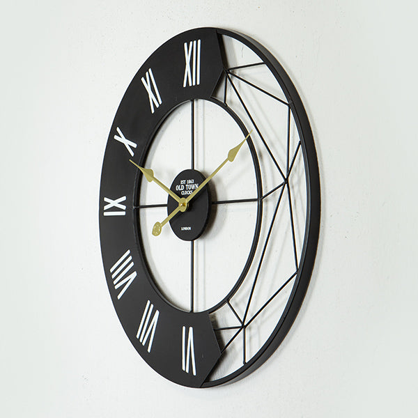 ΡΟΛΟΙ ΤΟΙΧΟΥ ΜΕΤΑΛΛΙΚΟ ΛΑΤΙΝΙΚΟΙ ΧΑΡΑΚΤΗΡΕΣ ΜΑΥΡΟ-ΛΕΥΚΟ-ΧΡΥΣΟ 60x4.5x60