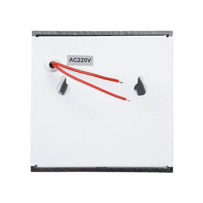 SENSATI 75651 Διακοσμητικό Φωτιστικό Τοίχου Ένδειξης / Σήμανσης "EXIT" LED 1W 40lm 90° AC 220-240V με Επαναφορτιζόμενη Μπαταρία Li-ion 3.7V 350mAh IP20 Πράσινο - Νίκελ Βούρτσας - Μ11 x Π11 x Υ3