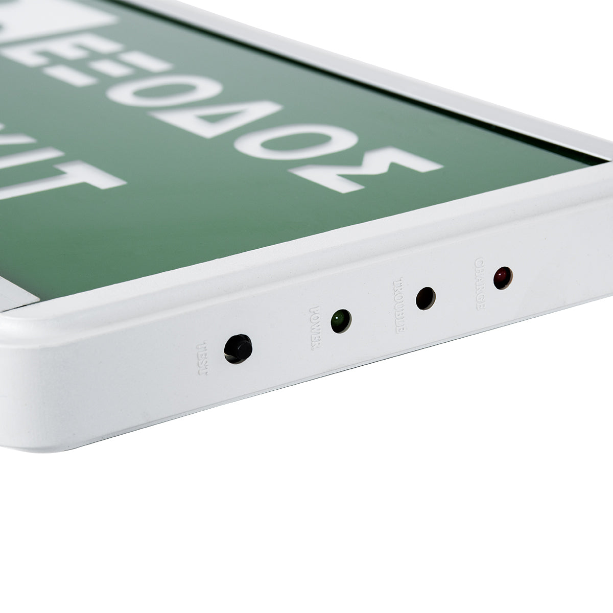 SENSATI 75664 Διακοσμητικό Φωτιστικό Τοίχου Ένδειξης / Σήμανσης "ΕΞΟΔΟΣ & ΒΕΛΟΣ" LED 1W 40lm 90° AC 220-240V με Επαναφορτιζόμενη Μπαταρία Li-ion 3.7V 350mAh IP20 Πράσινο - Μαύρο & Πράσινο - Μ35 x Π14 x Υ2.3