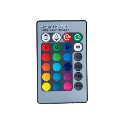 TREELIGHT-COBINI 75592 Σποτ Φωτισμού για Φυτά - Δέντρα με IR Ασύρματο Χειριστήριο LED 10W 500lm 35° DC 12V Αδιάβροχο IP65 Πολύχρωμο RGB Dimmable - Χρώμιο - Μ7 x Π10.5 x Υ8.5