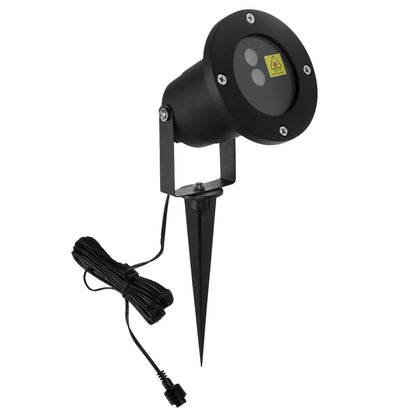 75598 Προβολάκι Κήπου Καρφωτό - Δαπέδου Laser 30W 60° AC 230V Αδιάβροχο IP67 με Ασύρματο Χειριστήριο RF 2.4Ghz Πράσινο - Κόκκινο