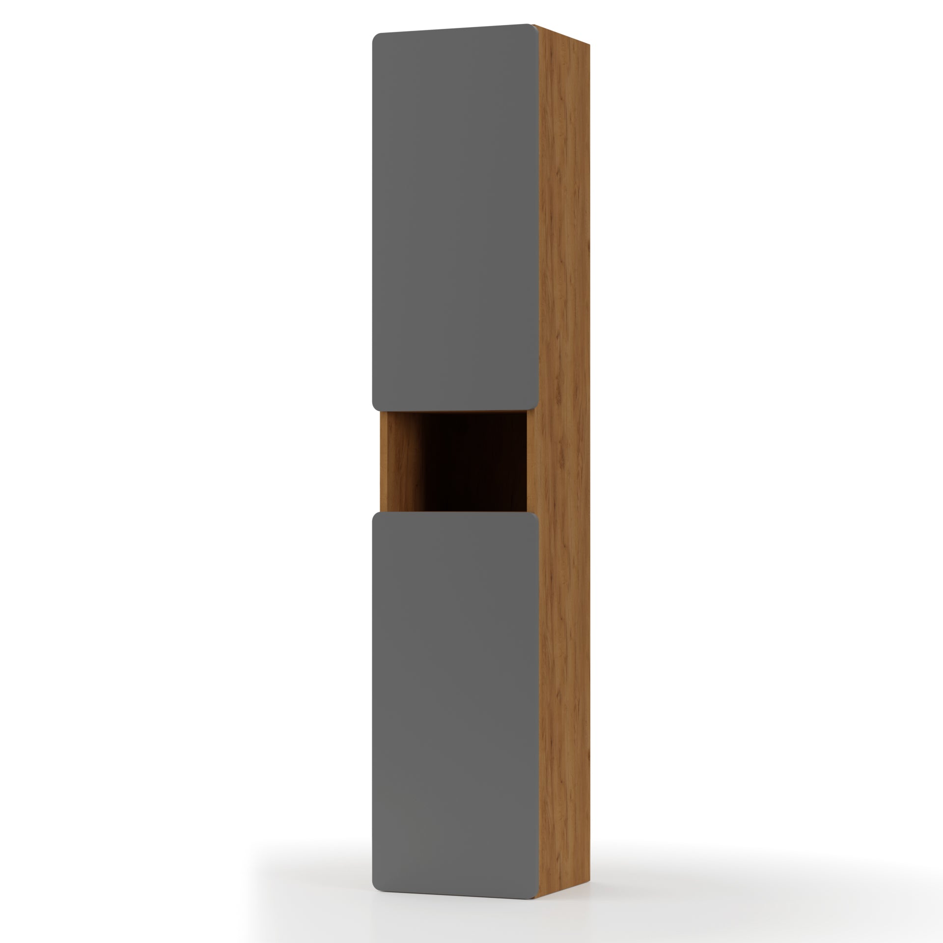 Στήλη Μπάνιου Arktos Kαρυδί Γκρι 35x32x170