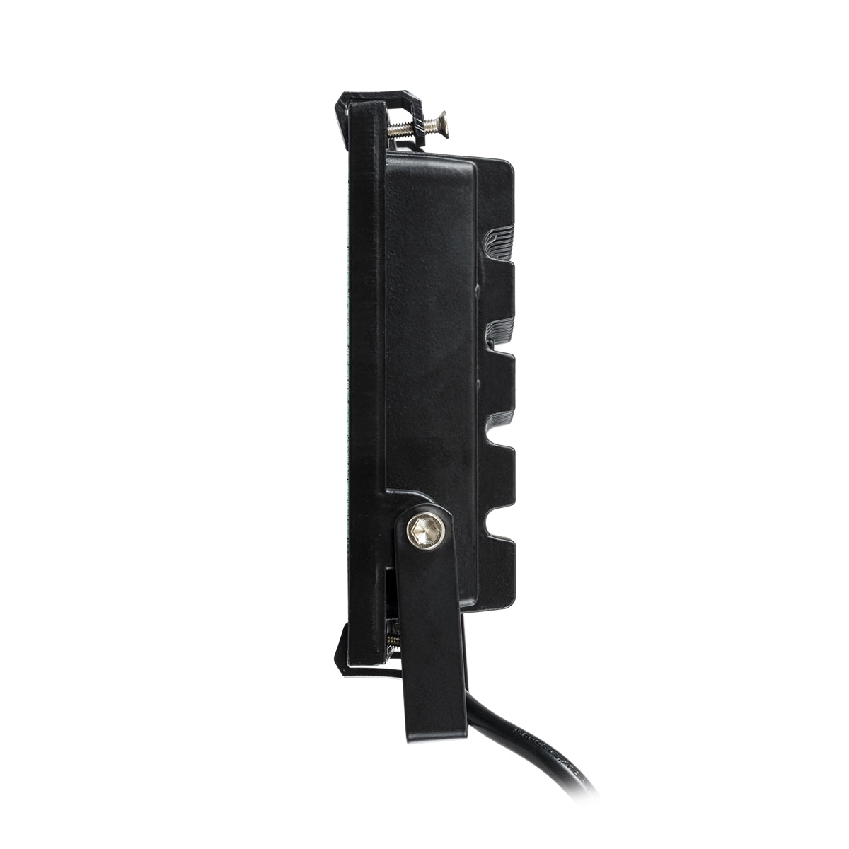 RGBFLOOD 75600 Προβολέας με IR Ασύρματο Χειριστήριο LED 10W 650lm 120° AC 220-240V Αδιάβροχο IP65 Πολύχρωμο RGB Dimmable - Μαύρο - Μ11 x Π4 x Υ13.5