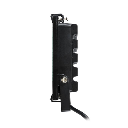 RGBFLOOD 75600 Προβολέας με IR Ασύρματο Χειριστήριο LED 10W 650lm 120° AC 220-240V Αδιάβροχο IP65 Πολύχρωμο RGB Dimmable - Μαύρο - Μ11 x Π4 x Υ13.5