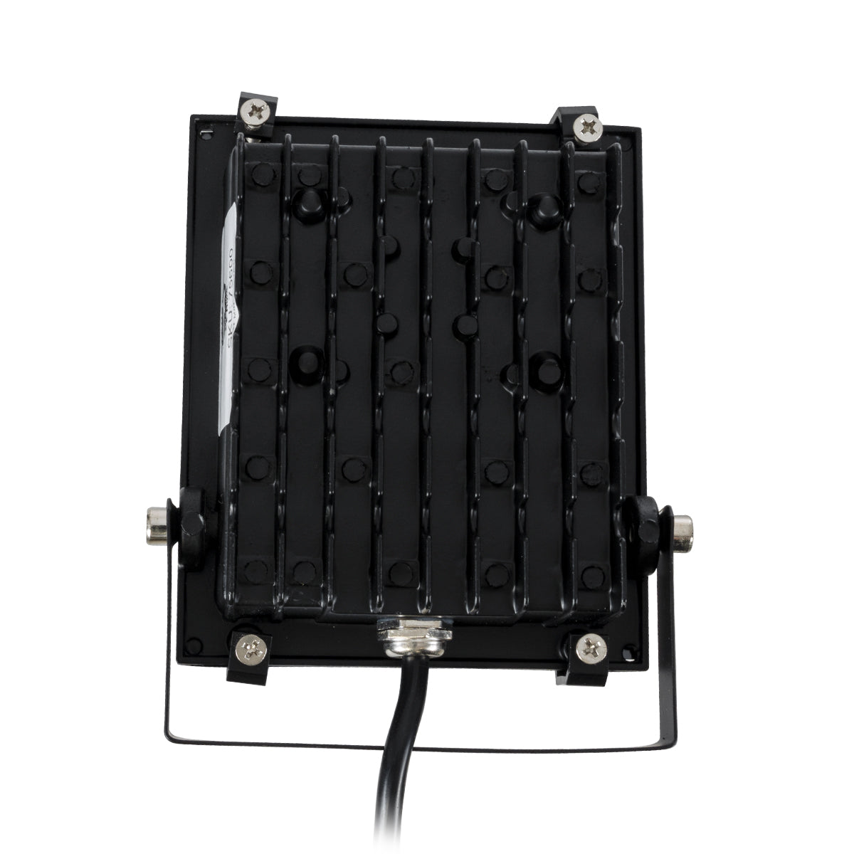 RGBFLOOD 75600 Προβολέας με IR Ασύρματο Χειριστήριο LED 10W 650lm 120° AC 220-240V Αδιάβροχο IP65 Πολύχρωμο RGB Dimmable - Μαύρο - Μ11 x Π4 x Υ13.5