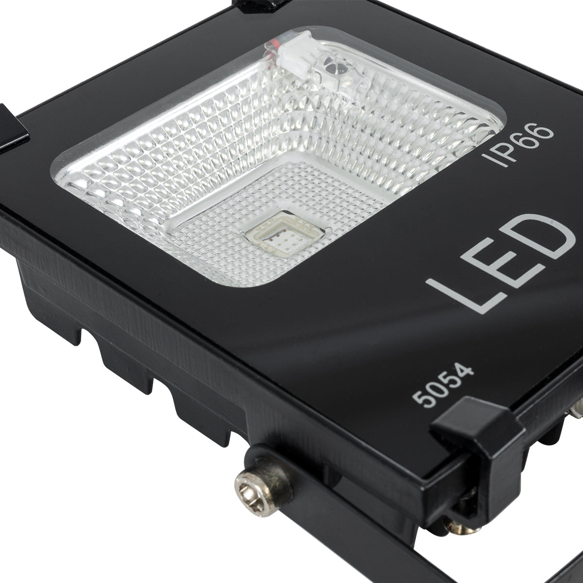 RGBFLOOD 75600 Προβολέας με IR Ασύρματο Χειριστήριο LED 10W 650lm 120° AC 220-240V Αδιάβροχο IP65 Πολύχρωμο RGB Dimmable - Μαύρο - Μ11 x Π4 x Υ13.5