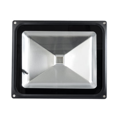 75602 Επαγγελματικός Προβολέας LED 50W 3250lm 120° AC 220-240V Αδιάβροχος IP65 με Ασύρματο Χειριστήριο IR - RGB - Μ28.5 x Π23.5 x Υ10cm