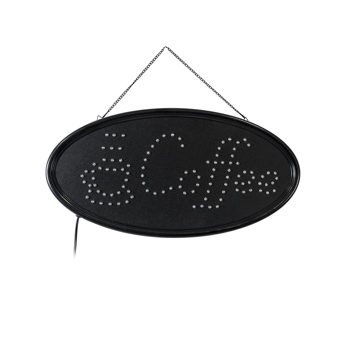 75687 Φωτιστικό Ταμπέλα LED Οβάλ Σήμανσης COFFEE με Πρίζα AC 230V Μ48 x Π1.8 x Υ24.5cm