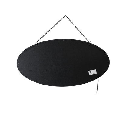 75687 Φωτιστικό Ταμπέλα LED Οβάλ Σήμανσης COFFEE με Πρίζα AC 230V Μ48 x Π1.8 x Υ24.5cm