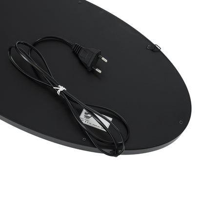 75687 Φωτιστικό Ταμπέλα LED Οβάλ Σήμανσης COFFEE με Πρίζα AC 230V Μ48 x Π1.8 x Υ24.5cm