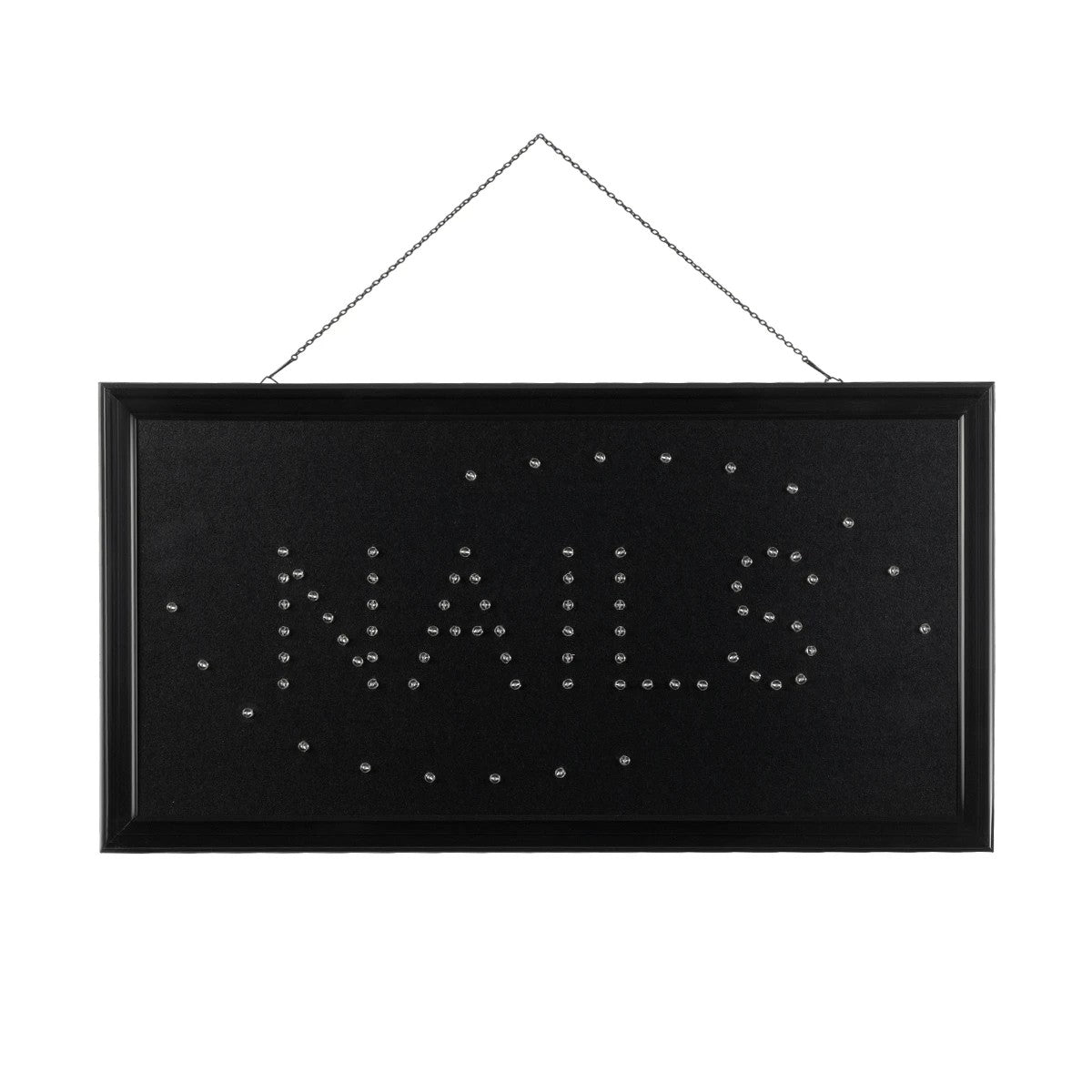 SIGN 75692 Διακοσμητικό Φωτιστικό Τοίχου Ένδειξης / Σήμανσης "NAILS" LED 5W 150lm 35° AC 220-240V IP20 Πολύχρωμο - Μαύρο - Μ48 x Π2 x Υ25