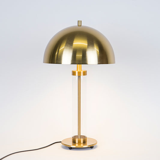 ΕΠΙΤΡΑΠΕΖΙΟ ΦΩΤΙΣΤΙΚΟ ΜΕΤΑΛΛΟ-ΓΥΑΛΙ ΧΡΥΣΟ 31x31x52