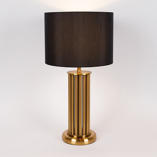 ΕΠΙΤΡΑΠΕΖΙΟ ΦΩΤΙΣΤΙΚΟ ΜΕ ΜΑΥΡΟ ΚΑΠΕΛΟ ΜΕΤΑΛΙΚΟ ΧΡΥΣΟ 28x28x53