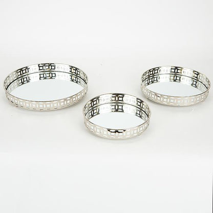 ΔΙΣΚΟΣ ΜΕΤΑΛΛΙΚΟΣ ΜΕ ΚΑΘΡΕΦΤΗ ΑΣΗΜΙ ΧΡΩΜΑ ΣΕΤ 3 ΤΜΧ S:D17x4 M:D21x4 L:D25x4