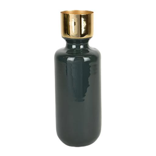 ΒΑΖΟ ΜΕΤΑΛΛΙΚΟ ΚΥΠΑΡΙΣΣΙ-ΧΡΥΣΟ 8.5x8.5x24