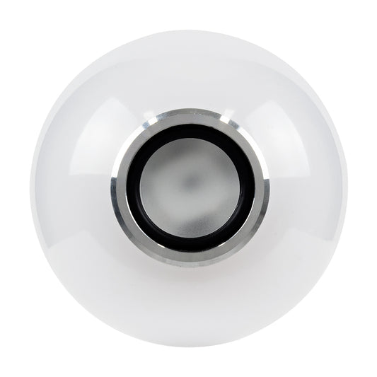 76072 Λάμπα LED E27 G95 Γλόμπος 12W 780lm 260° με Ενσωματωμένο Bluetooth Ηχείο 3W AC 220-240V IP20 Φ9.5 x Υ13.5cm - Εναλλαγή Φωτισμού μέσω Τηλεχειριστηρίου & Μέσω Smart Home Εφαρμογής HappyLighting APP - Πολύχρωμο RGBW
