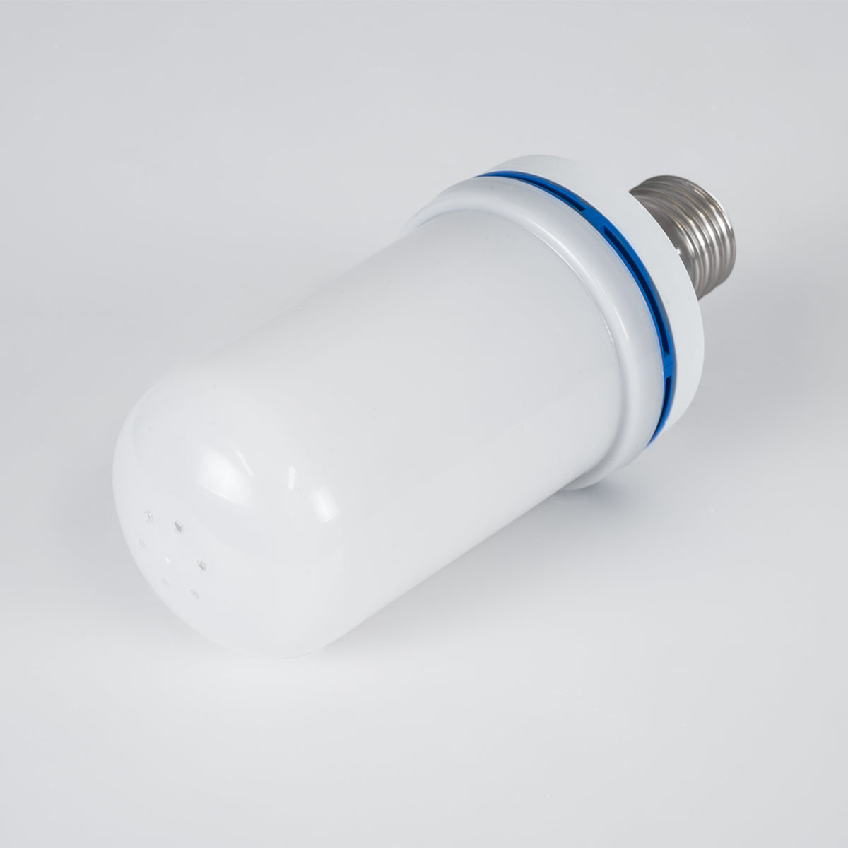 TUBATO 76075 Λάμπα E27 LED 9W 350lm 260° AC 220-240V IP20 Πορτοκαλί 1800K με Εφέ Φλόγας & Αναστροφή - Λευκό Γαλακτερό - Μ6 x Π6 x Υ15