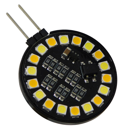 76110 Λάμπα G4 LED SMD 2835 5W 600lm 120° DC 12V Side Pin CCT Θερμό 2700 K έως Ψυχρό 6000K Change by On/Off