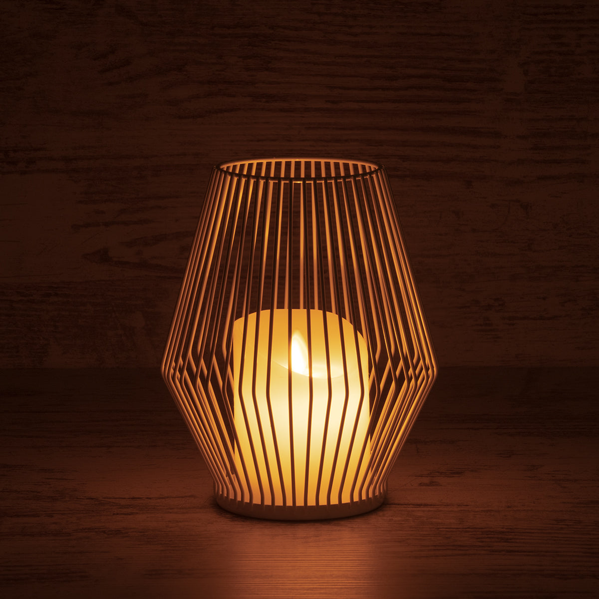 CANDLE 76489 Διακοσμητικό Realistic Κερί με LED Εφέ Κινούμενης Φλόγας - Μπαταρίας 2 x AA (Δεν Συμπεριλαμβάνονται) & Ασύρματο Χειριστήριο IR Θερμό Λευκό 2700K Dimmable Λευκό Φ16 x Υ18cm