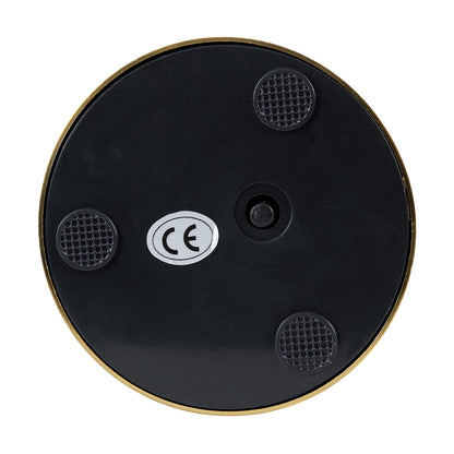 JOJO 76523 Μοντέρνο Επιτραπέζιο Φωτιστικό Πορτατίφ LED 1.5W 105lm 120° DC 5V Επαναφορτιζόμενο με Μπαταρία Li-ion 1800mAh - Διακόπτη Αφής με 3 Εναλλαγές Φωτισμού CCT Θερμό - Φυσικό - Ψυχρό 1500K - 4500K - 6000K Dimmable - D8 x H34cm - Χρυσό