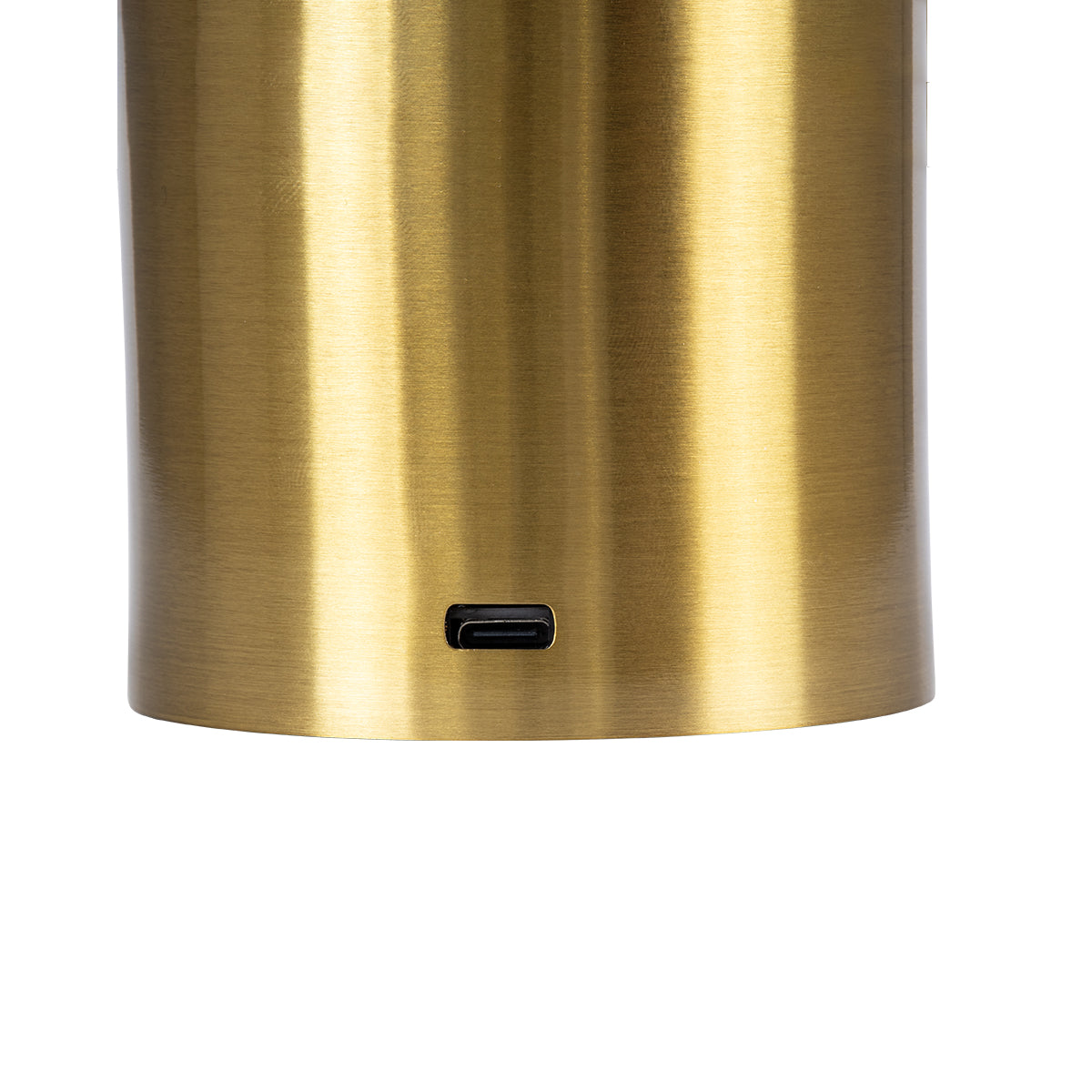 JOJO 76523 Μοντέρνο Επιτραπέζιο Φωτιστικό Πορτατίφ LED 1.5W 105lm 120° DC 5V Επαναφορτιζόμενο με Μπαταρία Li-ion 1800mAh - Διακόπτη Αφής με 3 Εναλλαγές Φωτισμού CCT Θερμό - Φυσικό - Ψυχρό 1500K - 4500K - 6000K Dimmable - D8 x H34cm - Χρυσό