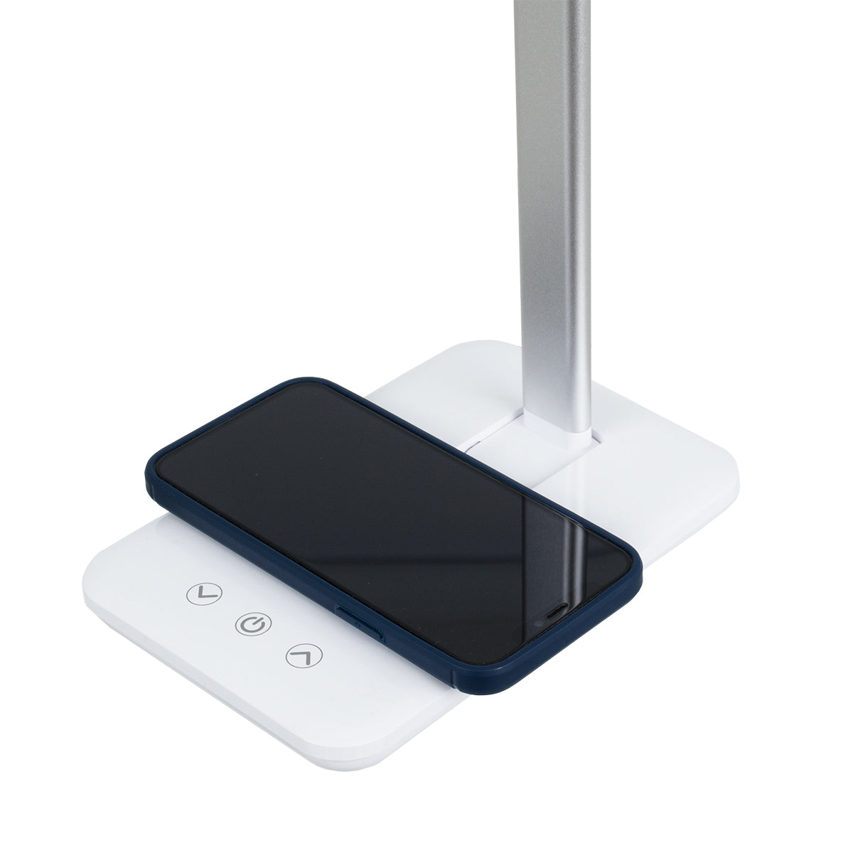 ONO 76532 Μοντέρνο Επιτραπέζιο Φωτιστικό Γραφείου με Ασύρματη Φόρτιση 10W 2A LED 3.5W 350lm 120° DC 5V με USB-C IP20 Ρυθμιζόμενο Λευκό CCT με Αφή 2700K/4500K/6000K Dimmable - Sanan SMD Chip - Λευκό - Μ18 x Π12 x Υ36