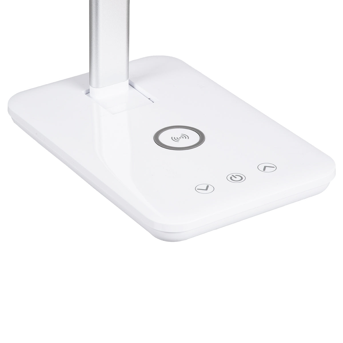 ONO 76532 Μοντέρνο Επιτραπέζιο Φωτιστικό Γραφείου με Ασύρματη Φόρτιση 10W 2A LED 3.5W 350lm 120° DC 5V με USB-C IP20 Ρυθμιζόμενο Λευκό CCT με Αφή 2700K/4500K/6000K Dimmable - Sanan SMD Chip - Λευκό - Μ18 x Π12 x Υ36