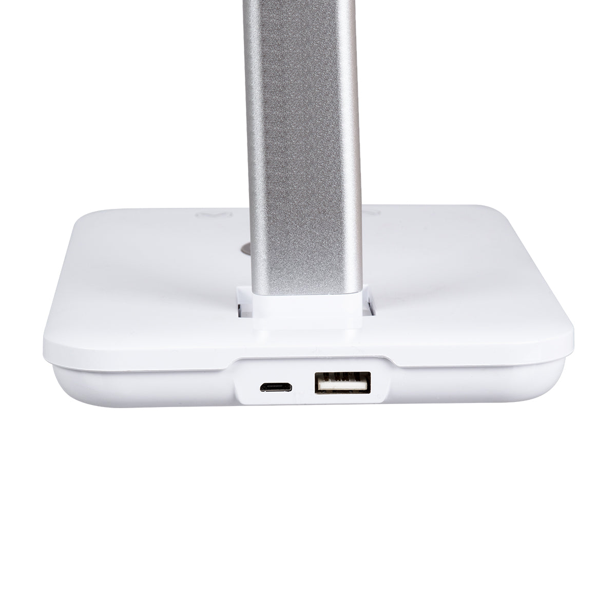 ONO 76532 Μοντέρνο Επιτραπέζιο Φωτιστικό Γραφείου με Ασύρματη Φόρτιση 10W 2A LED 3.5W 350lm 120° DC 5V με USB-C IP20 Ρυθμιζόμενο Λευκό CCT με Αφή 2700K/4500K/6000K Dimmable - Sanan SMD Chip - Λευκό - Μ18 x Π12 x Υ36