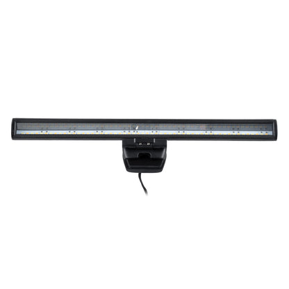 76552 Φωτιστικό Οθόνης Anti-Glare E-Reading LED 5W 565lm DC 5V με Καλώδιο Τροφοδοσίας USB 2.0 & Ενσωματωμένο Χειριστήριο Εναλλαγής Χρωμάτων CCT Θερμό Λευκό 2700K - Φυσικό Λευκό 4500K - Ψυχρό Λευκό 6000K Dimmable Μαύρο Μ26 x Π4.5 x Υ4.5cm