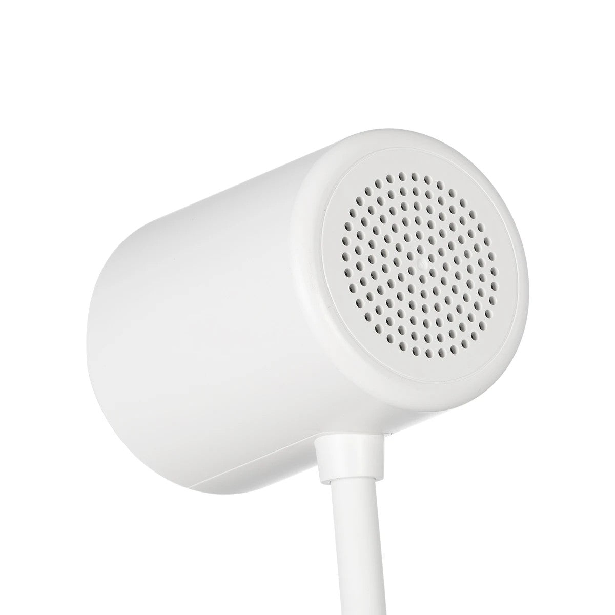 LUCORA 76555 Μοντέρνο Επιτραπέζιο Φωτιστικό Γραφείου με Ασύρματη Φόρτιση 10W 2A & 4W Bluetooth Ηχείο LED 3W 300lm 120° DC 5V με USB-C IP20 Ρυθμιζόμενο Λευκό CCT με Αφή 2700K/4500K/6000K Dimmable - Sanan SMD Chip - Λευκό - Μ12 x Π12 x Υ32