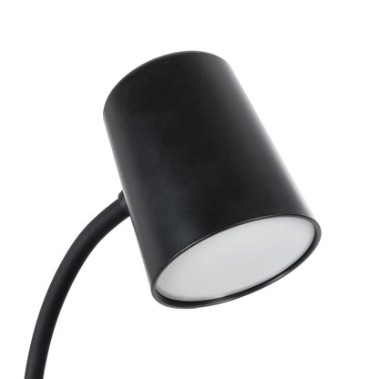 LUCORA 76556 Μοντέρνο Επιτραπέζιο Φωτιστικό Γραφείου με Ασύρματη Φόρτιση 10W 2A & 4W Bluetooth Ηχείο LED 3W 300lm 120° DC 5V με USB-C IP20 Ρυθμιζόμενο Λευκό CCT με Αφή 2700K/4500K/6000K Dimmable - Sanan SMD Chip - Μαύρο - Μ12 x Π12 x Υ32