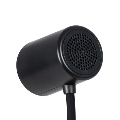 LUCORA 76556 Μοντέρνο Επιτραπέζιο Φωτιστικό Γραφείου με Ασύρματη Φόρτιση 10W 2A & 4W Bluetooth Ηχείο LED 3W 300lm 120° DC 5V με USB-C IP20 Ρυθμιζόμενο Λευκό CCT με Αφή 2700K/4500K/6000K Dimmable - Sanan SMD Chip - Μαύρο - Μ12 x Π12 x Υ32